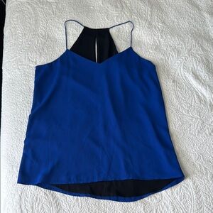 Elegant Blue Women's Top REVERSIBLE